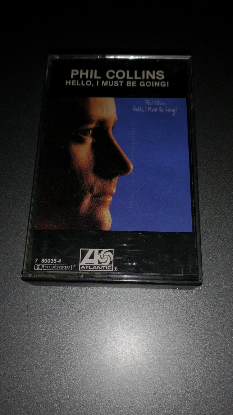 Phil Collins Hello, I Must Be Going! Cassette Tape 1972 Tested and Working